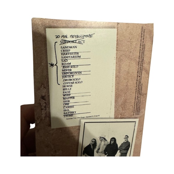 Metallica Live Shxt Binge and Purge VHS Set:  Like NEW! 90’s Concert Film - Picture 10 of 12